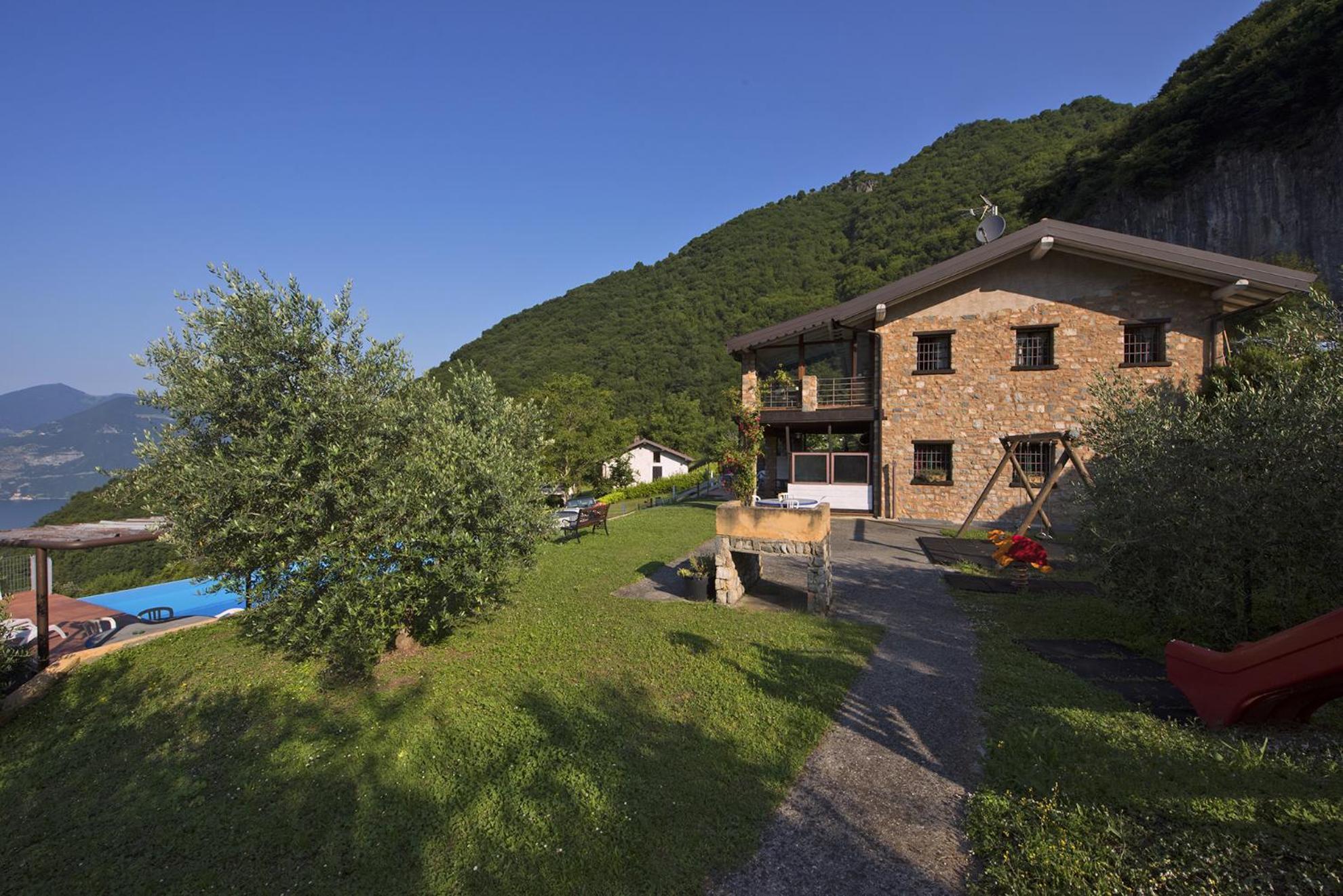Chalet Della Rota Marone Exteriör bild